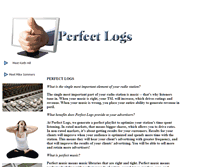 Tablet Screenshot of perfectlogs.com